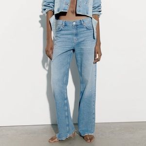 Zara Wide Leg Baggy Jeans